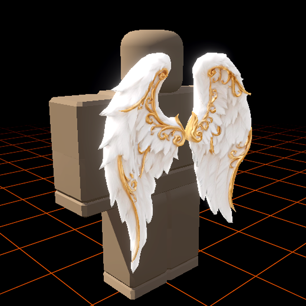 AI-generated Roblox wings