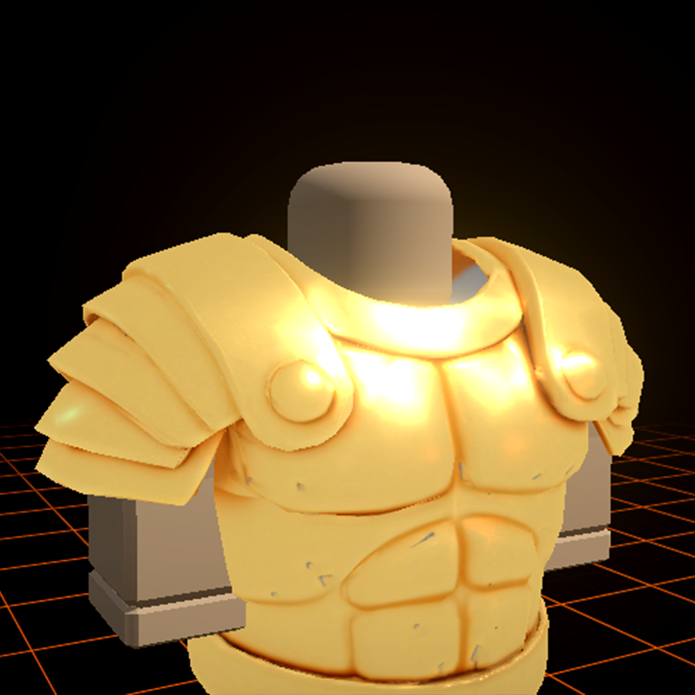 Generated Roblox armor 3D model